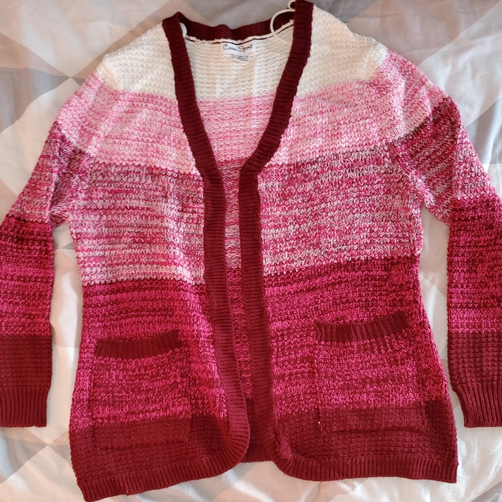 Pink Ombre Cardigan